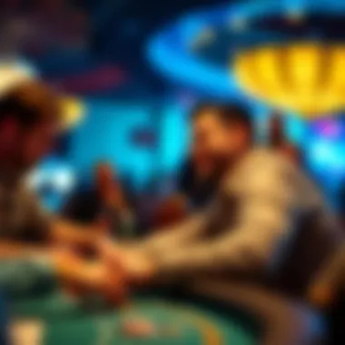 Excitement of a Poker Tournament at Maryland Live A thrilling moment at a Maryland Live Casino poker tournament with players focused on their strategies.