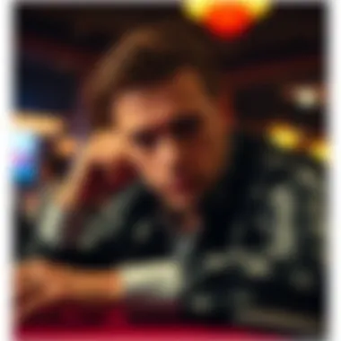 Player Contemplating Their Next Move Close-up of a player contemplating their next move