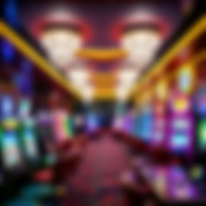 A vibrant casino floor filled with gaming options at Monté Carlo Hotel