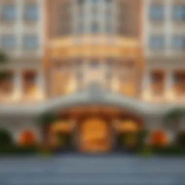 Exterior view of Monté Carlo Hotel showcasing its stunning architecture