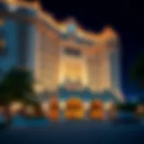 Elegant facade of the Monte Carlo Resort showcasing its architectural beauty