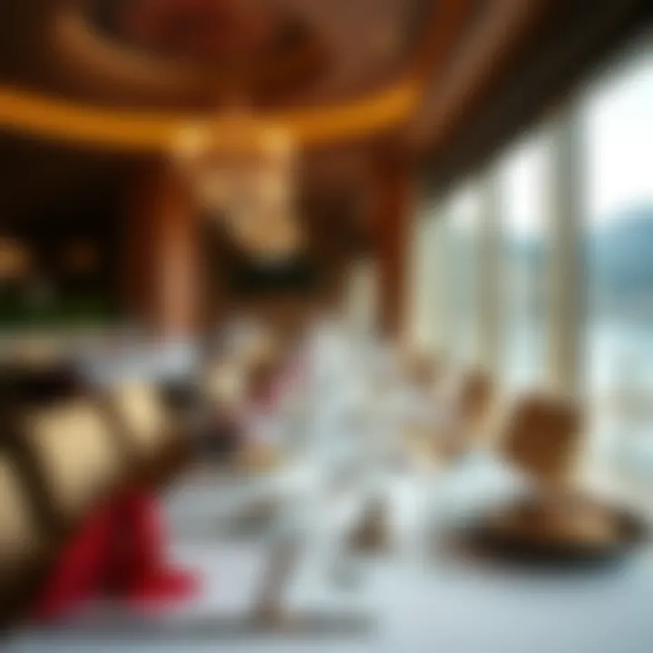 Gourmet Dining at Monte Carlo Fine dining setting within the Monte Carlo Resort highlighting gourmet cuisine