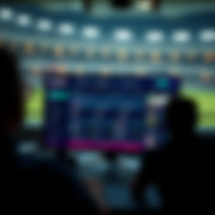 Visual representation of Betway cricket betting interface.