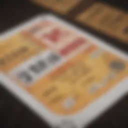 An abstract representation of digital lottery ticket sales