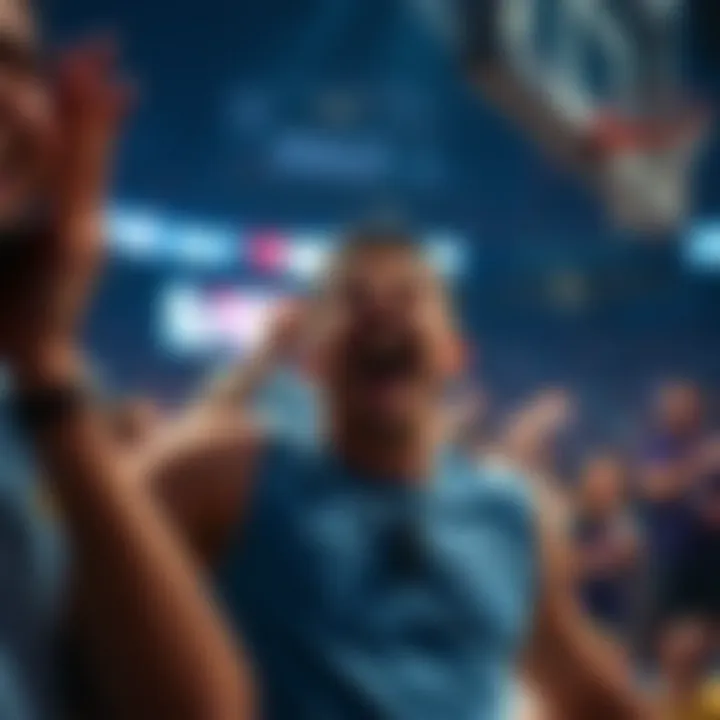 Illustration of NCAA tournament excitement and participation