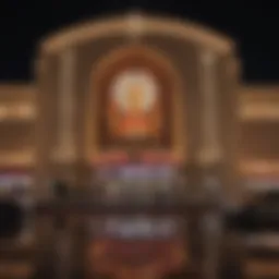 Stunning architectural design of a North Las Vegas casino
