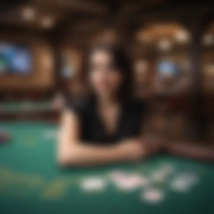 Digital platform for online blackjack gaming