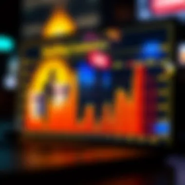 Graph showing trends in online gambling apps