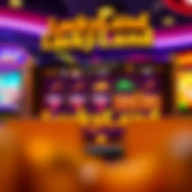 LuckyLand Slots Interface An engaging scene of LuckyLand Slots interface showcasing vibrant graphics and exciting gameplay.