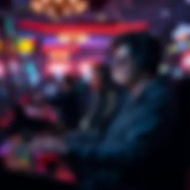 Player enjoying a gaming session