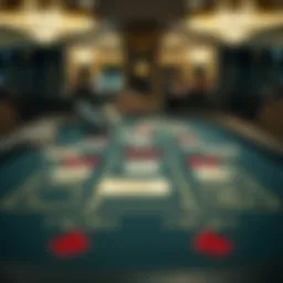 A visual representation of the Pai Gow Progressive table layout