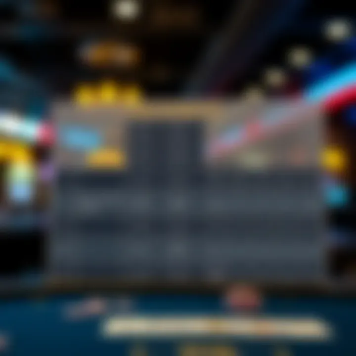 Prize distribution chart for poker tournaments