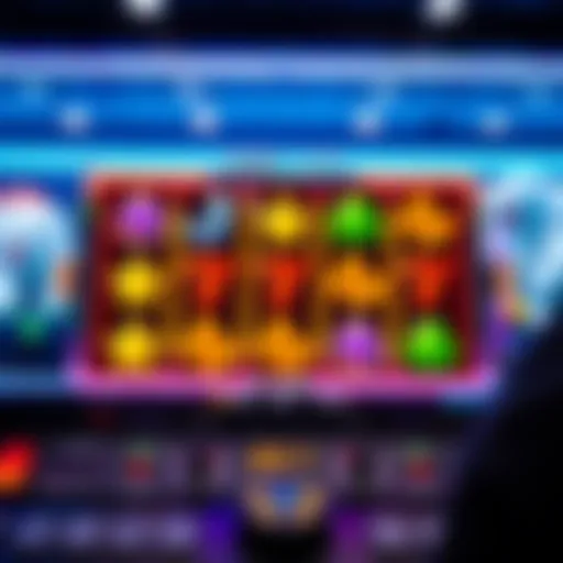 Visual representation of Polar High Roller Slots interface showcasing vibrant graphics