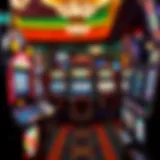 Showcasing various slot machine models available in Las Vegas