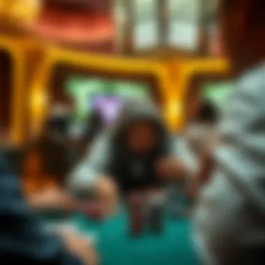 An illustration of psychological tactics used in poker