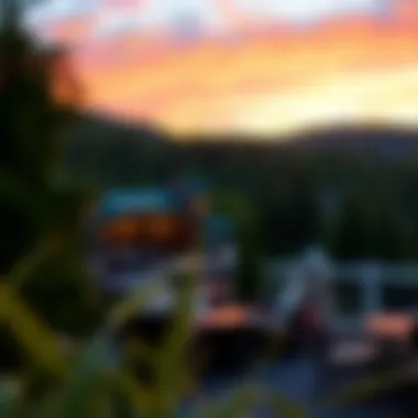 Stunning Scenic Surroundings Outdoor view of the resort highlighting its scenic surroundings and architectural beauty