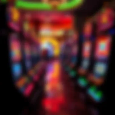 A vibrant graphic representing the economic growth linked to slot machines