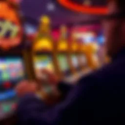 User navigating the Slots of Vegas app interface