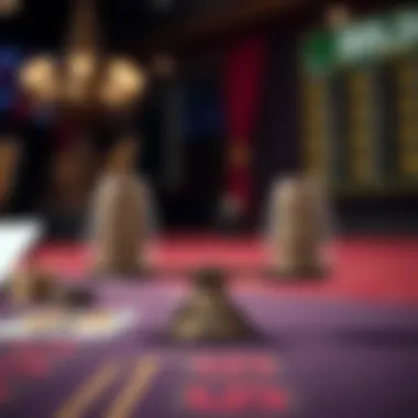 A balanced scale representing bankroll management