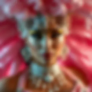 Intricate Costume Details A close-up of intricate costume details highlighting the artistry involved