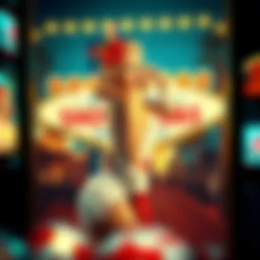 Vintage Showgirl Poster Vintage poster showcasing the glamour of classic Las Vegas showgirl shows