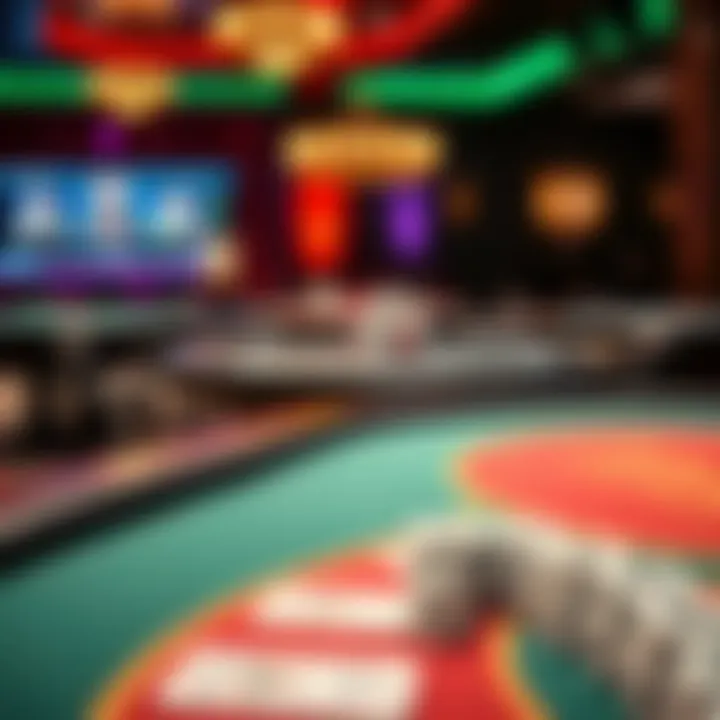 Variety of Poker Table Designs Variety of poker table designs highlighting different materials and styles.