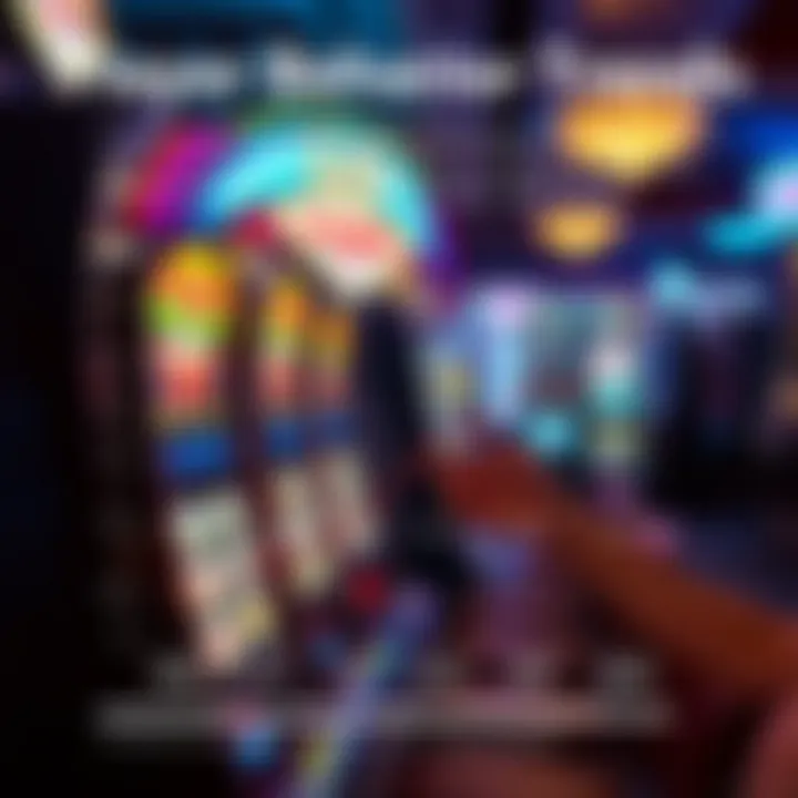 An infographic illustrating player behavior trends with video slots