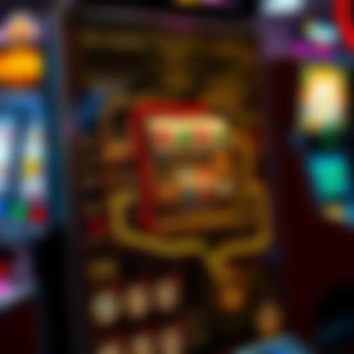 An intricate diagram illustrating the mechanics of slot machines and their various components