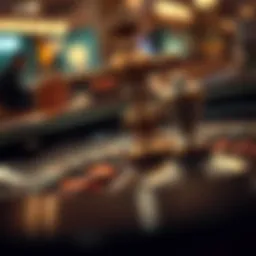 A vintage roulette wheel showcasing intricate design