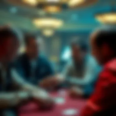 Strategies and Insights Among Players Players engaged in a strategic discussion