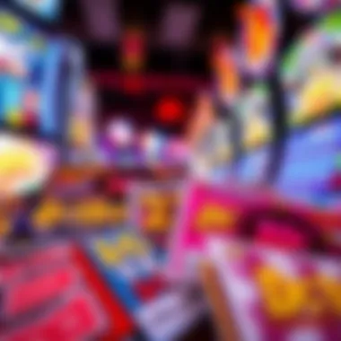 A vibrant display of various DC Scratcher tickets showcasing their designs