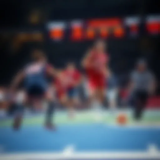 Dynamic Gonzaga Sports Action Gonzaga sports event in action