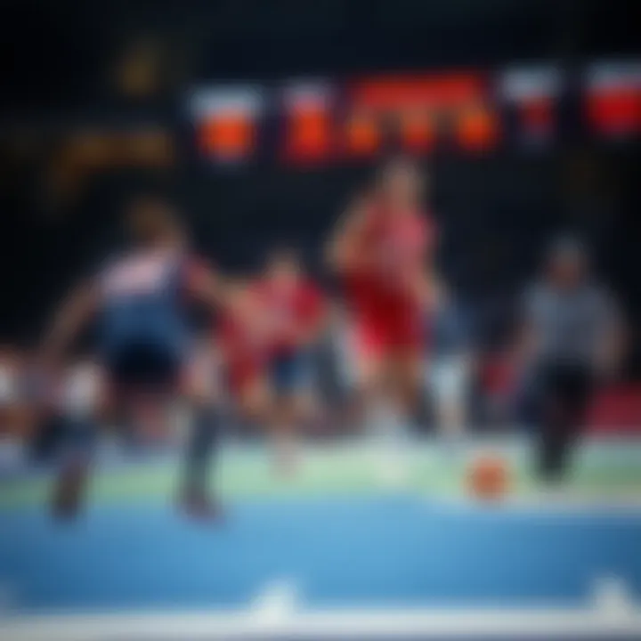 Dynamic Gonzaga Sports Action Gonzaga sports event in action