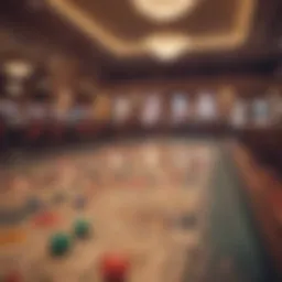 A captivating bingo hall showcasing a vibrant atmosphere and players engaged in gameplay