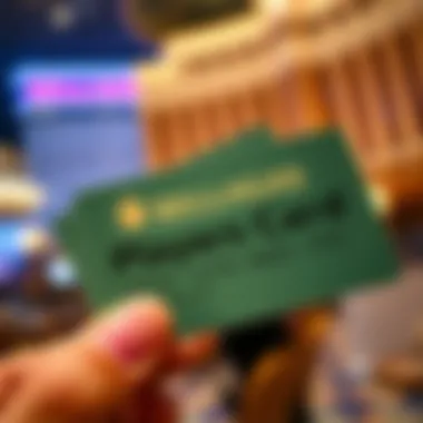 A close-up of the benefits associated with using the Bellagio Players Card.