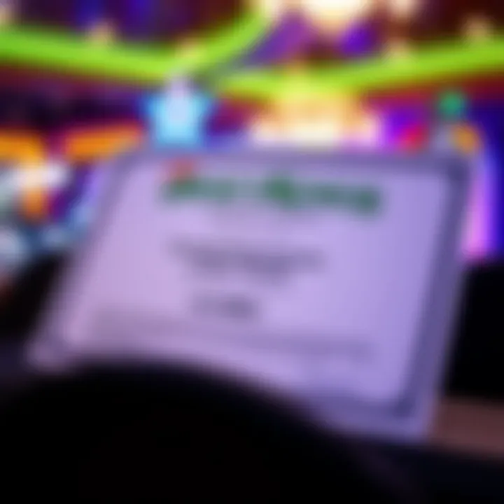 License certificate for DraftKings in New Jersey