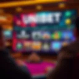 Uni Bet Poker platform showcasing various game options