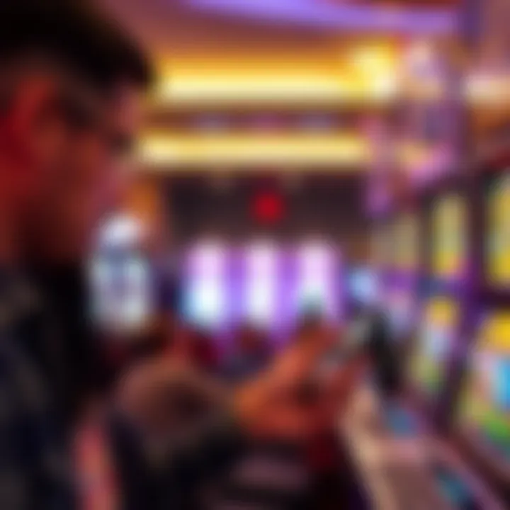 User Engaging with Casino Games