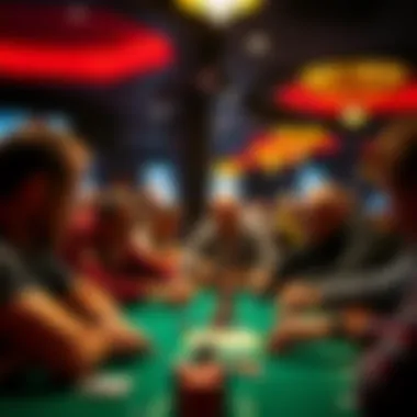 Prominent players engaged in a high-stakes game at WPT Alpha8