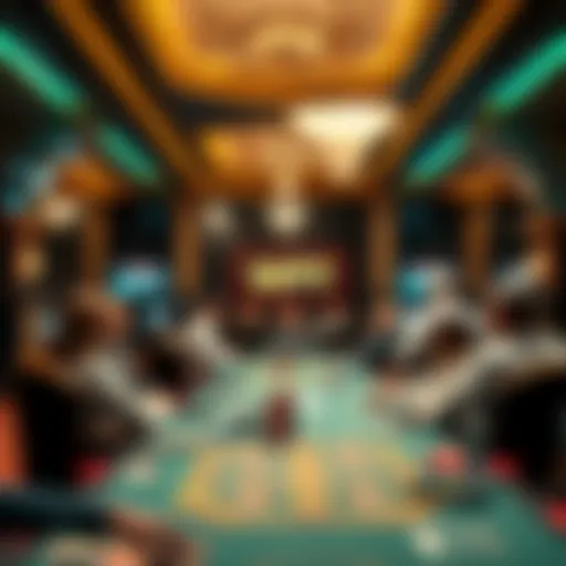 WPT Alpha8 tournament setup showcasing the luxurious environment